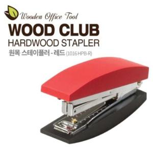 [문구/오피스] 우드클럽 스테이플러 레드 1016HPB-R