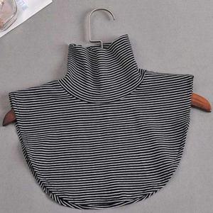 페이크목폴라 레이어드 목토시 목티 넥워머 가짜 폴라티 스트라이프