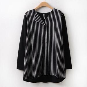 [강물처럼]아이우먼 모던초이스블라우스 MN6759M401 빅사이즈 (1