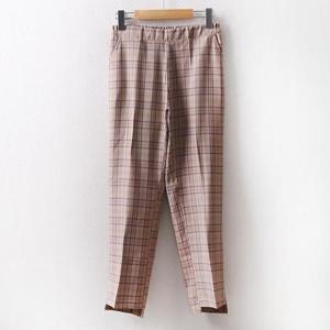 [강물처럼]아이우먼 체크일자정장바지 MN6962M401 빅사이즈 (122