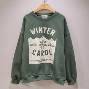 [강물처럼]아이우먼 윈터나염기모맨투맨티 GYQ399M401 빅사이즈