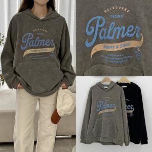 [강물처럼]위쉬몰 SM 팔멘프린팅도톰후드티(Q407H401) 빅사이즈