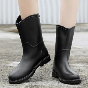 [패션] 여성 데일리 가을 부츠 패션 편한 롱 장화 레인33