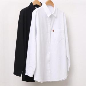 [강물처럼]빅사이즈사랑해요 8824L312 코튼베이직남방 MN (12261