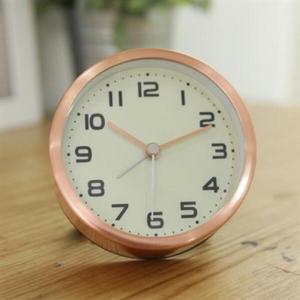 아트박스/추카추카넷 클래식 원형 알람 탁상시계(핑크골드)