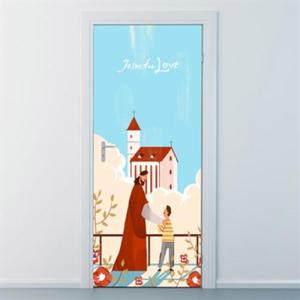 아트박스/낭만창고 nces105-예수님과 함께-현관문시트지