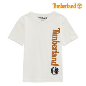 [팀버랜드키즈] 사이드 로고 프린트 라운드 티셔츠(TLSDA05E_100