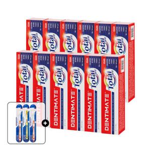 [칫솔증정] 크리오 덴티메이트 올인원 뉴 토탈케어 치약 150g 12개+칫솔3개 증정