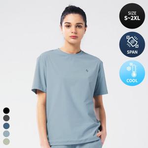 [아키클래식] 남녀공용 쿨링 냉감원단 이지웨어 반팔티