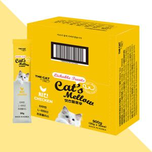 더캣 국산 츄르  캣츠멜로우 치킨 900g + 쥬크루 인형 증정 (1인 1개 증정)