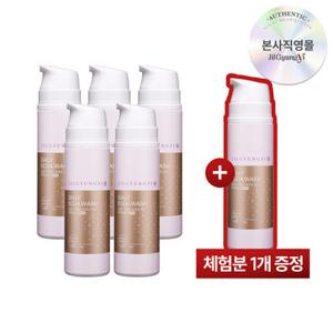 [중복5%쿠폰][질경이] 홈쇼핑 부문 1등 여성청결제 데일리 에코아 워시 골드폼 150g x5개+본품 체험분 증정