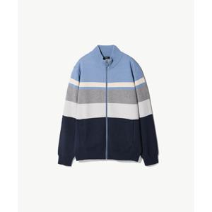 [STCO]방풍 집업 블록 가디건_블루_BP