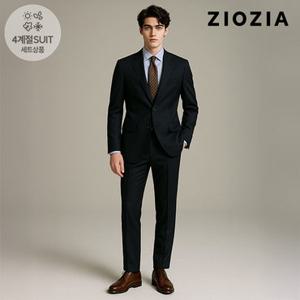 [지오지아] 컴포트핏 트윌조직 네이비 정장세트 (ACD5SB1201_ACD5SP1201_DNV)