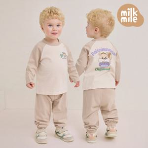 [밀크마일] 다람이냠냠라글란실내상하복