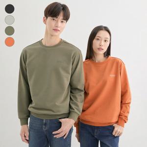 [게스][25FW] 유니 필름 일자로고 맨투맨 NP3KE404