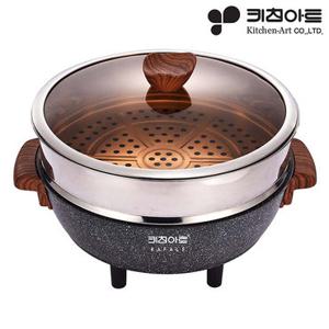 키친아트 32cm 라팔 통주물 전기냄비 찜가마솥 WP-157JL 프리미엄 가마솥 쿠커 멀티쿠커 튀김기 냄비