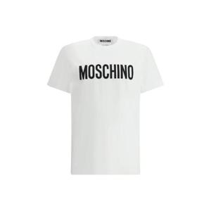Moschino 로고 프린트 크루넥 티셔츠 251ZZA07200241 1001 TP934897893