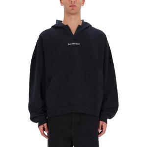 발렌시아가 긴팔 티셔츠 827939 TTVJ21569 BLACK