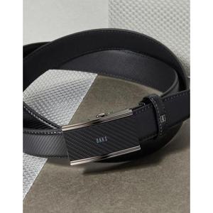 [닥스ACC][선물포장/쇼핑백동봉] 블랙 엠보가죽 자동벨트 DBBE2F992