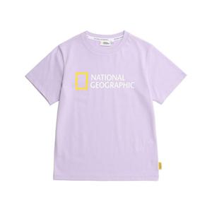 내셔널지오그래픽 키즈 K235UTS920 네오디 빅로고 반팔 LAVENDER