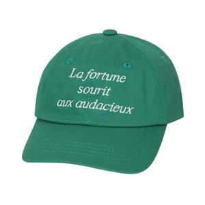 잠뱅이 동백01 공용 레터링 자수 볼캡 AN5AAB994-GR