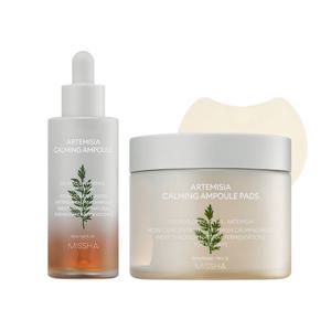 [2개구성][미샤] 개똥쑥 진정 앰플50ml + 패드50매