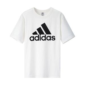 아디다스 남성 에센셜 빅로고 반팔 티셔츠 화이트 IC9349