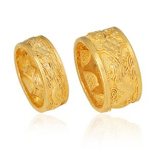 [골드모아] 남자 순금 반지 11.25g [트윈 용]