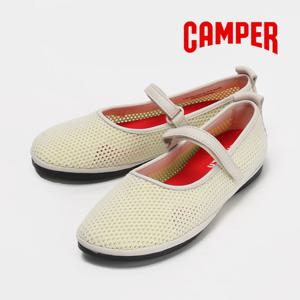 캠퍼 플랫슈즈 라이트 니나 여성 발레리나 화이트 K201402-007