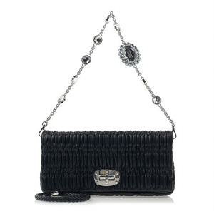 [미우미우] 여성 크리스탈 가죽 백 5BD233 FVJ F0002 (COG)