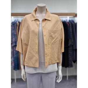 벨리시앙 세이브존07 마 혼방 스탠카라 블라우스 BL3201