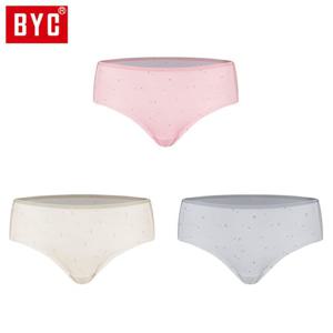 BYC 여성 미디 3매입 삼각팬티 DOLF2124