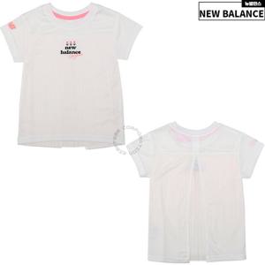 뉴발란스키즈 뒷 플리츠 반팔티 NK9EC2104G-10