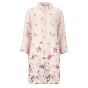 [요하넥스]플라워 롱 블라우스 J4B5B28