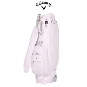 (한국캘러웨이골프) ROSEVILLE 로즈빌 바퀴 휠 캐디백 핑크