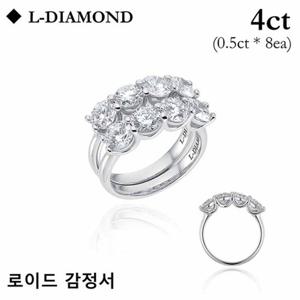 로이드 14K 4캐럿 더블링 반지 LRD23054D