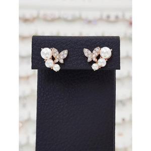 볼라레 세이브존03 볼라레 진주를 품은 나비 은침 귀걸이 SAVLE860