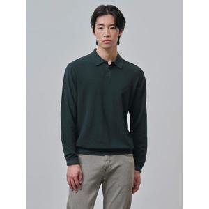 [빈폴멘] 젠틀 칼라넥 니트 - 그린 (BC4751C05M)