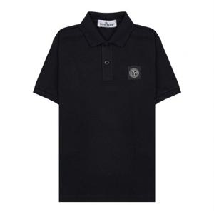 [스톤아일랜드 키즈] 남아 로고 반팔 폴로 셔츠 801621448 V0029