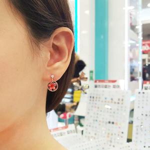 볼라레 세이브존01 드라이생화레드 드롭팬시귀걸이 SPE460