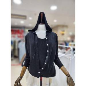 스테파니 세이브존08 레이어드후드가디건 셋트 N24NW4312