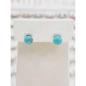 볼라레 세이브존03 볼라레 미니 볼륨 터키석 귀걸이 AGLE873A
