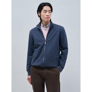 [빈폴멘] 이중지 하이넥 집업 카디건 - 네이비 (BC4X41C33R)