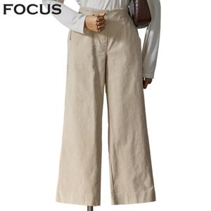 [포커스]단추 와이드 골덴팬츠_FW4J3PT3186