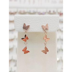 볼라레 세이브존03 볼라레 클래식 샤인 나비 써지컬 롱 드롭귀걸이 AGsse835A