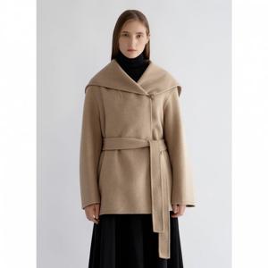 [쉬즈미스]울 블렌드 숄 칼라 핸드메이드 코트 (SWHJKO42090)