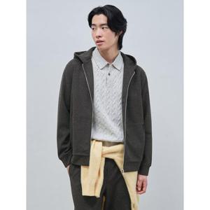 [빈폴멘] 컴포트 울라이크 후디 집업 카디건  애쉬 (BC4Z41C254)