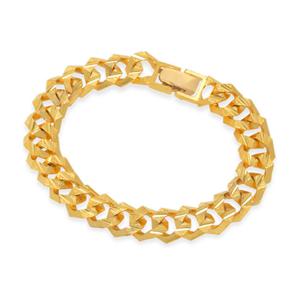 [골드모아] 남자 순금 팔찌 37.5g [팔각체인 플러스] 컷팅 디자인