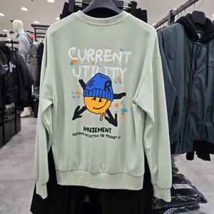 [써드케이]화살표레이맨투맨   MO3TU656  041_DG