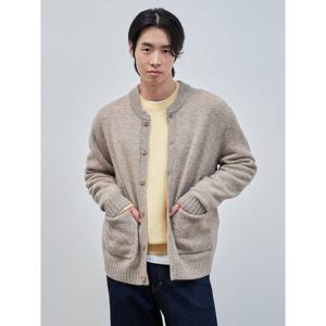 [빈폴멘] Cozy&Fuzzy 라운드 카디건  베이지 (BC4Y5AC62A)
